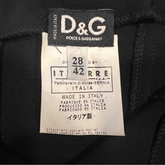 DOLCE & GABBANA Black Bodycon Dress Size 42/ 6 US - Picture 8 of 11